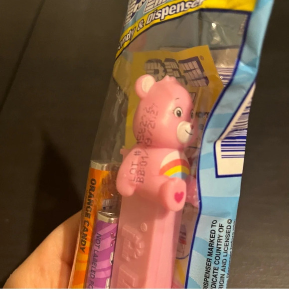 NEW Care Bears Pez Dispenser Cheer Bear Pink With Candy Stocking Stuffer Gift - Picture 2 of 6